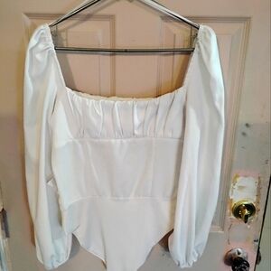 Princess Polly White Bodysuit